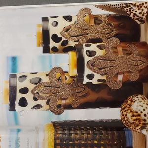 Fleur-de-lis twinkie‎ tie set of 3 from Gold Canyon